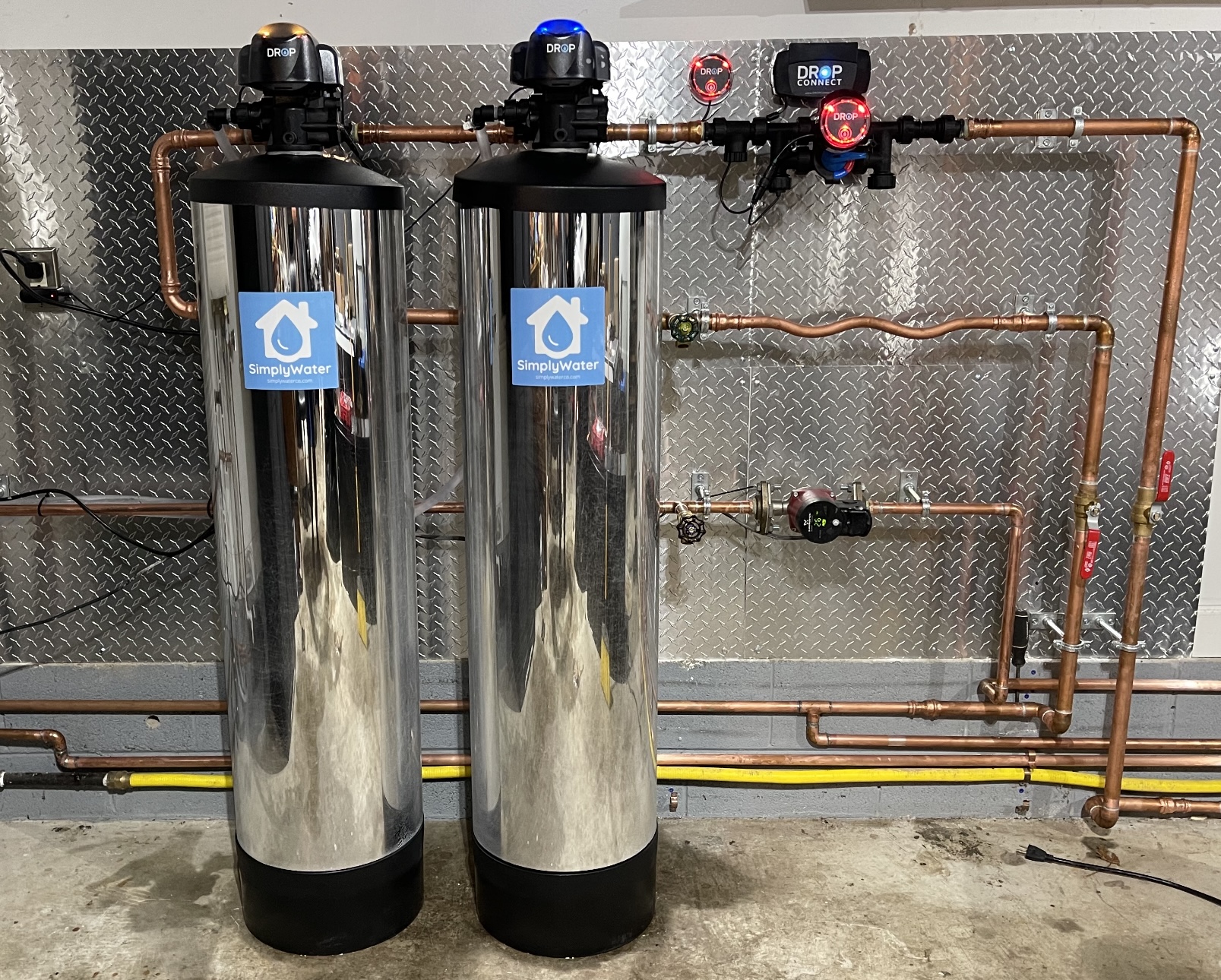 Two-tank Simply Water system installed in a Middle Tennessee home